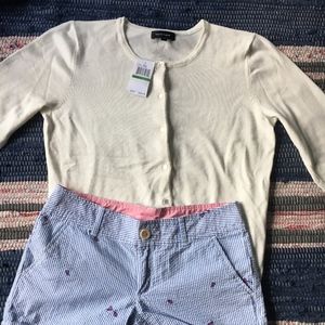 NWT Elegant White Sweater/Cardigan